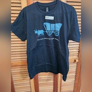 NWT “You Have Died From Split Squats” Pixel Graphic Size L | Funny Gym Tee